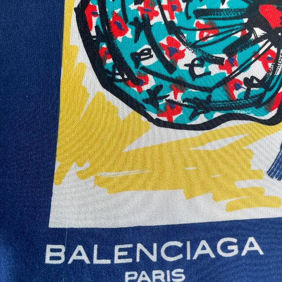 Vintage Balenciaga Silk Scarf – Paris Musées –1957  Fashion Collection - Picture 9 of 15